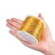 BENECREAT 18 Gauge (1mm) Aluminum Wire 492FT (150m) Anodized Jewelry Craft Making Beading Floral Colored Aluminum Craft Wire - Light Gold AW-BC0001-1mm-08-3