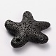 Synthetic Lava Rock Big Starfish/Sea Stars Pendants G-O025-05E-2