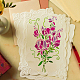 FINGERINSPIRE Sweet Pea Bundle Painting Stencil 8.3x11.7inch Large Sweetpea Bouquet Stencil Sweetpea Tied Bunch Stencil Plant Crafts Stencil for Painting on Wood Wall Furniture DIY Home Decoration DIY-WH0396-555-4