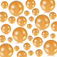 Perles d'imitation perles en plastique ABS FIND-WH0127-18C-1