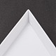 Polypropylene(PP) Triangle Nail Art Rhinestone Sorting Trays DIY Decals X-MRMJ-G003-02-4