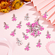 PandaHall EliteOctober Breast Cancer Pink Awareness Ribbon ENAM-PH0001-02-4