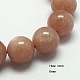 Natural Sunstone Beads Strands G-G212-6mm-39-1