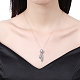 925 Sterling Silver Pendant Necklaces NJEW-BB18236-7
