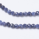 Chapelets de perles en sodalite naturelle G-F568-165-2mm-3