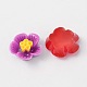 Mixed Color Flatback Resin Plum Blossom Flower Cabochons Scrapbooking Craft X-CRES-S241-M-2