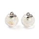 Pendenti con perle finte in acrilico e abs MACR-C029-13-2