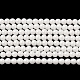 Perlenstränge aus kubischen Zirkonia-Imitationsperlen ZIRC-P109-03A-09-1