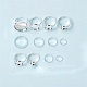 Arricraft kit per la creazione di anelli da dito fai da te in stile 120 pz 12 DIY-AR0001-60-1