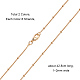 Brass Chain Necklace Making MAK-PH0003-05-2