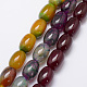 Natural Agate Bead Strands G-K143-A-18x13mm-1