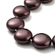 Hebras de perlas de concha electrochapadas BSHE-G027-02-4
