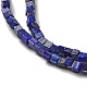 Brins de perles teints en lapis-lazuli naturel G-B064-A20-4