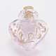 Handmade Lampwork Perfume Bottle Pendants LAMP-I018-B-2