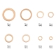 75 pièces 8 anneaux de liaison en bois non finis de style WOOD-LS0001-26-3