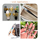 Cheriswelry 12 stücke 12 stil natürliche edelstein spitze anhänger G-CW0001-06-8