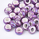 Electroplate Porcelain Beads PORC-T003-01-05-1