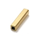 304ステンレス鋼ビーズ  長方形  ゴールドカラー  15x3x3mm  穴：1.8x1.8mm STAS-Q316-05B-G-2