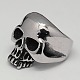 Cool Halloween Jewelry Skull Rings for Men RJEW-F006-110-2