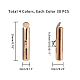 PandaHall Elite Brass Slide On End Clasp Tubes KK-PH0036-34-2