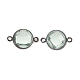 Conectores de enlaces de vidrio de latón KK-C228-04B-2