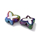 Placcatura uv perline acriliche iridescenti arcobaleno OACR-H112-19D-2