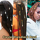 Kits de tressage de dreadlocks de cheveux en alliage de bricolage DIY-TA0004-48-9