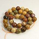 Natural Multi-Color Agate Beads Strands G-D136-12mm-12-2