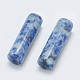 Perles de jaspe tache bleue naturelle G-G760-L15-2