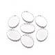 316 Surgical Stainless Steel Lace Edge Bezel Cups X-STAS-I118-06P-02-1