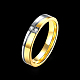 Regali di san valentino anelli per coppia in acciaio al titanio con zirconi cubici per donna RJEW-BB16392-6G-2