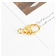 Zinc Alloy Lobster Claw Clasps PURS-PW0005-072G-1