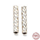 925 in argento sterling perline tubo STER-Q191-02S-1