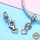 925 Sterling Silver European Dangle Charms STER-FF0009-06AS-6
