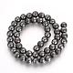 Non-magnetic Synthetic Hematite Beads Strands G-Q943-35-2