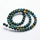 Synthetic Malachite Beads Strands G-I199-32-12mm-E-2