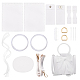 Kits de fabrication de sacs à main à bandoulière pour femmes tressés en cuir pu diy DIY-WH0349-103C-1