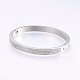 304 Stainless Steel Bangles BJEW-P223-28P-2