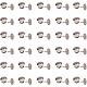 Benecreat 60 Zählung Platinfarben Kupplungsstiftrücken mit Krawattennadeln Blindstift-Kit KK-BC0005-03P-6