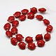 Synthetic Gemstone Coral Beads Strands CORA-L026-01-2