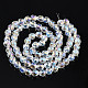 Transparent Glass Beads Strands EGLA-T008-14A-02-2