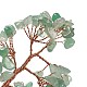 Chips d'aventurine verte naturelle et décorations d'affichage de piédestal d'agate DJEW-A001-04I-3