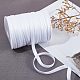Gorgecraft 87.5 ヤード/80 メートルサテンバイアステープ 10 ミリメートル二重折りバイアステープ白バインディングバイアスリボン家庭用 diy 衣服縫製シームヘミングパイピングキルティング手芸用品 SRIB-WH0007-09A-4