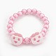 Bracelets extensibles en perles acryliques pour enfants BJEW-JB03887-01-1