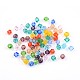 Faceted Bicone Transparent Glass Beads GLAA-E019-3mm-M2