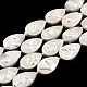 Plating Natural Freshwater Shell Beads Strands SHEL-N026-229-1