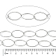 304 ovale Gliederketten aus Edelstahl CHS-K018-12P-2