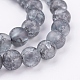 Chapelets de perles en quartz craquelé synthétique CCG-K002-10mm-08-3