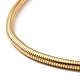 304 collar de cadena de serpiente redonda de acero inoxidable NJEW-D043-01G-2