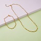 Ожерелья и браслеты цепочки со скрепками из нержавеющей стали sgSJEW-PH01379-01-3